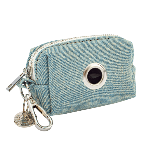 Waste Bag Holder -Beige Plaid